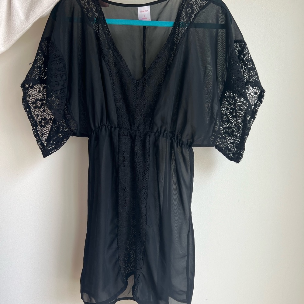 Black Swimsuit Cover Up
